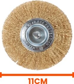 Kibani Elektrische Onkruidborstel 400W - Inclusief 2 Borstels - 11cm Diameter - Voegenreiniger - Stalen En Nylon Borstel - Voegenborstel - Onkruidverwijderaar - Onkruidverdelger - Voegborstel -Tuingereedschap 1053x1200 1