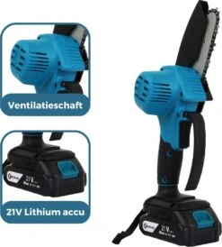 NovarGarden® Mini Kettingzaag NG1 - Met 2x Accu - Takkenzaag - Snoeizaag - Electrisch - Handzaag - Boomzaag - 21V -Tuingereedschap 1080x1200 3
