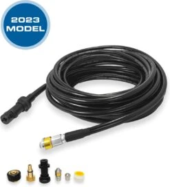 Techweise - Rioolslang Voor O.a. Kärcher - 15M - Met Roterende En Voorwaartse Kop