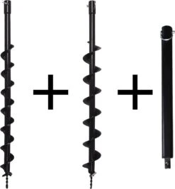 Kibani Grondboor 52cc Benzine + Grondboren Set 60 Mm + 80 Mm + 100 Mm + 150 Mm + 2 Verlengstukken - Palenboor - Grondboor Machine 16 Kibani Grondboor 52cc Benzine + Grondboren Set 60 Mm + 80 Mm + 100 Mm + 150 Mm + 2 Verlengstukken - Palenboor - Grondboor Machine -Tuingereedschap 1110x1200