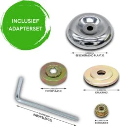 Merkloos SlimShop Onkruidborstel - Bosmaaier Grastrimmer - Onkruid - Onkruidkrabber - Voegenborstel - Onkruidverwijderaar - Max 10.000 Toerental P/m - 20CM -Tuingereedschap 1141x1200 2