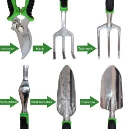 Djambo Tuingereedschap Set 8-delig Tuinsetje Met 15 Unieke Bamboe Plantetiketten In 1 Draagtas - Compleet Tuingereedschap Voor De Tuinliefhebbers -Tuingereedschap 1142x1200 3