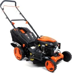 FUXTEC Grasmaaier Benzine - 46cm - Zelfrijdend / Zelftrekkend / Achterwielaandrijving - Mulchfunctie - Opvangbak 50L - FX-RM4646 -Tuingereedschap 1174x1200 1