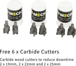 T-Mech Slotkast Frees – Freesmal Deurslot - Inclusief 6 Hardmetalen Frezen - 43 Cm H X 20 Cm B X 15 Cm D - Nauwkeurige Frees In 5 Minuten -Tuingereedschap 1200x1039 2