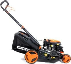 FUXTEC Grasmaaier Benzine - 46cm - Zelfrijdend / Zelftrekkend / Achterwielaandrijving - Mulchfunctie - Opvangbak 50L - FX-RM4646 -Tuingereedschap 1200x1074