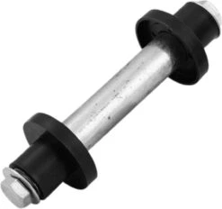 Merkloos Anti Lek Kruiwagenwiel 4.80/4.00-8 | Met As | Geel -Tuingereedschap 1200x1129