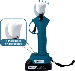 NovarGarden® Elektrische Snoeischaar NG1 - 2x Accu - Elektrisch - Takkenschaar - Op Batterij - 28mm -Tuingereedschap 1200x1136 1