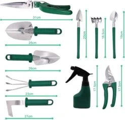 Tuingereedschap Set Tuinierset 10 Delig - Snoeischaar Tuinschaar Bloemenschaar Tuinschepje Plantenspuit Handhark -Tuingereedschap 1200x1149 3