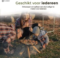 Flowkey® Houtklover XL - Houtsplijter Bijl - Houtkliever Kloofwig Gietijzer - Voor Hout & Aanmaakhout - Inclusief Gratis Bevestigingsset -Tuingereedschap 1200x1158 4