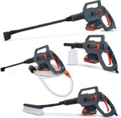 FUXTEC Hogedrukreiniger Accu 20V - Set Met Batterij (2Ah) En Lader (1A) & Accessoires -Tuingereedschap 1200x1165 5