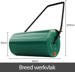 Gardebruk Tuinwals 60cm - 50L Vulvolume Staaltrommel - Groen -Tuingereedschap 1200x1168 2