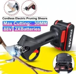 Accu Snoeischaar-88 VOLT-9000 MAh-COMPLETE SET-Professioneel-Hovenier-Tuinman -Tuingereedschap 1200x1168