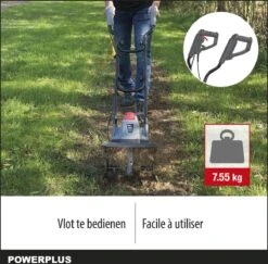 Powerplus POWEG7010 Tuinfrees - 1050W - Werkbreedte 320mm - Werkdiepte Max. 220mm - Incl. 4 Messen -Tuingereedschap 1200x1180 1
