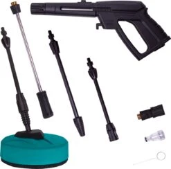 VONROC PRO Hogedrukreiniger V25-2 – 2500W – 195 Bar – 468 L/h – Duurzame Inductiemotor – Incl. 8m Slang, Slanghaspel, Terrasreiniger, Reinigingstank En Meer -Tuingereedschap 1200x1185