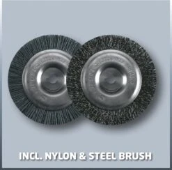 Einhell Accu Voegenreiniger GE-CC 18 Li-Solo Power X-Change (Li-Ion - 18 V - 1200 T/min - Borsteldiameter 10 Cm - Incl. Staal- En Nylonborstel - Zonder Accu En Lader) -Tuingereedschap 1200x1187 7