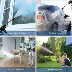 BOTC Universal Hogedrukreiniger - Draagbaar - Auto Wasmachine - Hogedrukreiniger -Tuingereedschap 1200x1190