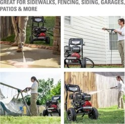 Powertech Professionele Hogedrukreiniger Op Benzine - 6.5 PK - 3600 PSI - 220 Bar - Hogedrukreiniger Auto - Terrasreiniger - Oppervlaktereiniger - Autoreiniger - Zwembadreiniger - 5 Snelkoppelstukken- Zwart / Rood -Tuingereedschap 1200x1195 2