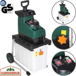 Gardebruk Hakselaar Elektrisch 2800W - 45mm Takdikte - Opvangbak 60 L -Tuingereedschap 1200x1197 1