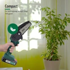 Mardin Mini Kettingzaag - Snoeizaag - Kettingzaag - Kettingzaag Electrisch Met 2 Accu - Inclusief Koffer - 1 Extra Accu - Groen -Tuingereedschap 1200x1199 15