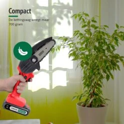 Mardin Mini Kettingzaag - Snoeizaag - Kettingzaag - Kettingzaag Electrisch Met 2 Accu - Inclusief Koffer - 1 Extra Accu - Rood -Tuingereedschap 1200x1199 9