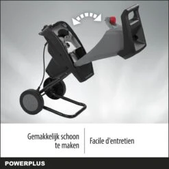 Powerplus POWEG5011 Elektrische Hakselaar Versnipperaar - 2400W - Max. Ø40mm - Incl. Duwstok, Wielen En 50L Opvangzak - Heggen, Bomen En Haag - Tuinonderhoud -Tuingereedschap 1200x1200 111