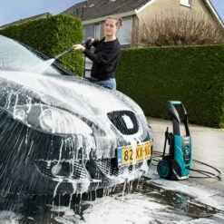 VONROC Hogedrukreiniger V18-2 1800W – 140 Bar – 420 L/h – Incl. 8m Slang, Geïntegreerde Reinigingsmiddelen Tank, Terrasreiniger, Spuitstukken En Accessoires -Tuingereedschap 1200x1200 126