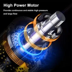 Merkloos Elektrische Accu-Hogedrukreiniger - 1.2mpa - Multifunctioneel Mondstuk - Draagbaar Oplaadbaar Snoerloos - Reinigingsspuitpistool - Met Rijke Accessoires - Voor Auto, Tuin, Terras, Raam - Zwart -Tuingereedschap 1200x1200 163