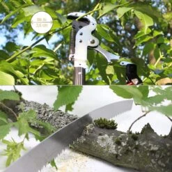 Iceberk Snoeischaar + Snoeizaag (1,45 - 3,70 M) - Telescopische Snoeischaar Voor Het Snoeien Van Bomen En Dichte Struiken Zonder Ladder -Tuingereedschap 1200x1200 195