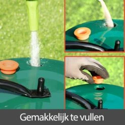 Gardebruk Tuinwals 60cm - 50L Vulvolume Staaltrommel - Groen -Tuingereedschap 1200x1200 320