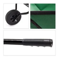 Relaxdays Kruiwagen Opvouwbaar - Inklapbare Tuinwagen - Vouwkruiwagen - Groen - 50 L -Tuingereedschap 1200x1200 51