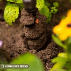 Merkloos Grondboor Voor Planten - 25 CM - Palenboor - Moestuin - Bollenplanter - Zwart -Tuingereedschap 1200x1200 516
