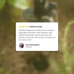 Merkloos Grondboor Voor Planten - 25 CM - Palenboor - Moestuin - Bollenplanter - Zwart -Tuingereedschap 1200x1200 519