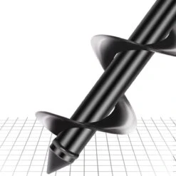 Merkloos Grondboor - Grondboor Voor Boormachine - Bollenplanter - Palenboor - Boor - Tuin - 60 Cm - 8 CM -Tuingereedschap 1200x1200 527