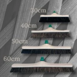 MAUS Bezem Binnen 60cm - Zachte Paardenhaar Zaalveger Met Steel 150cm - Gerecycled - Made In EU - Zeer Robuust -Tuingereedschap 1200x1200 544