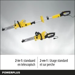 Powerplus POWXG1032 Elektrische Kettingzaag - 900W - Zwaardlengte 300mm - Automatische Kettingsmering - Incl. 1x Ketting En 1x Zwaard -Tuingereedschap 1200x1200 675
