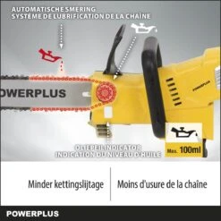 Powerplus POWXG1032 Elektrische Kettingzaag - 900W - Zwaardlengte 300mm - Automatische Kettingsmering - Incl. 1x Ketting En 1x Zwaard -Tuingereedschap 1200x1200 676