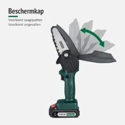 Mardin Mini Kettingzaag - Snoeizaag - Kettingzaag - Kettingzaag Electrisch Met 2 Accu - Inclusief Koffer - 1 Extra Accu - Groen -Tuingereedschap 1200x1200 731
