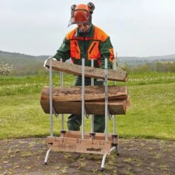 Wolfcraft - Professionele Zaagbok - Voor Kettingzaag - Hout - Opbouwbare, Stabiele Zaagbok Voor Brandhout - 5121000 - 10 JAAR GARANTIE -Tuingereedschap 1200x1200 735