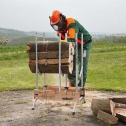 Wolfcraft - Professionele Zaagbok - Voor Kettingzaag - Hout - Opbouwbare, Stabiele Zaagbok Voor Brandhout - 5121000 - 10 JAAR GARANTIE -Tuingereedschap 1200x1200 736