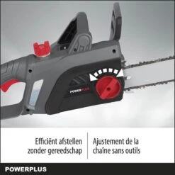 Powerplus POWEG10110 Elektrische Kettingzaag - 2200W - Zwaardlengte 400mm - Automatische Kettingsmering - Incl. 1x Ketting En 1x Zwaard -Tuingereedschap 1200x1200 772