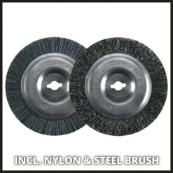 Einhell Accu Voegenreiniger GE-CC 18 Li-Solo Power X-Change (Li-Ion - 18 V - 1200 T/min - Borsteldiameter 10 Cm - Incl. Staal- En Nylonborstel - Zonder Accu En Lader) -Tuingereedschap 1200x1200 835