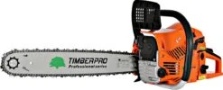 TIMBERPRO - Kettingzaag – Benzine - 62 Cc - Zwaardlengte 50 Cm - Transportzak - 2e Ketting -Tuingereedschap 1200x484 1