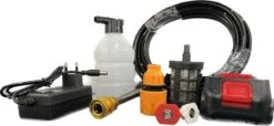 Hogedrukreinger Op Accu - Inclusief Opbergkoffer - Foam Gun - Foam Sprayer - Schuimpistool - Schuimsproeier - Hogedruk Pistool - Inclusief Accesoires -Tuingereedschap 1200x552
