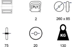 Benson Bolderkarwiel Steekwagenwiel Met Luchtband 3.00-4 | Asgatdiameter 20mm Rollager | Hoogte Wiel 26cm 21 Benson Bolderkarwiel Steekwagenwiel Met Luchtband 3.00-4 | Asgatdiameter 20mm Rollager | Hoogte Wiel 26cm -Tuingereedschap 1200x794