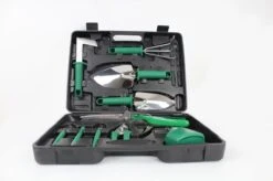 Tuingereedschap Set Tuinierset 10 Delig - Snoeischaar Tuinschaar Bloemenschaar Tuinschepje Plantenspuit Handhark