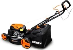 FUXTEC Grasmaaier Benzine - 46cm - Zelfrijdend / Zelftrekkend / Achterwielaandrijving - Mulchfunctie - Opvangbak 50L - FX-RM4646 -Tuingereedschap 1200x828 2
