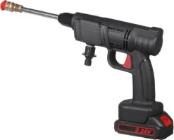 Merkloos Drillpro Elektrische Accu - Hogedrukreiniger - 30Bar - Multifunctioneel Mondstuk - Draagbaar Oplaadbaar Snoerloos - Zwart -Tuingereedschap 1200x960