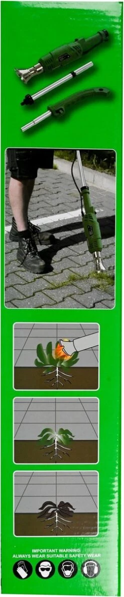 Hofftech Weed Burner Elektrische Onkruidbrander - 2000W - Max. 600 °C - BBQ Aansteker -Tuingereedschap 251x1200