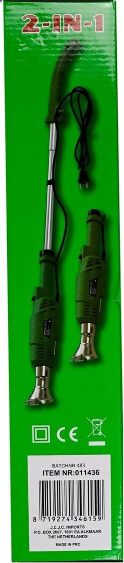 Hofftech Weed Burner Elektrische Onkruidbrander - 2000W - Max. 600 °C - BBQ Aansteker -Tuingereedschap 265x1200