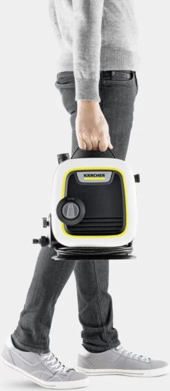 Kärcher K Mini Plus Hogedrukreiniger - 1400W - 360 L/u - Incl. Extra Dunne PremiumFlex Slang -Tuingereedschap 521x1200